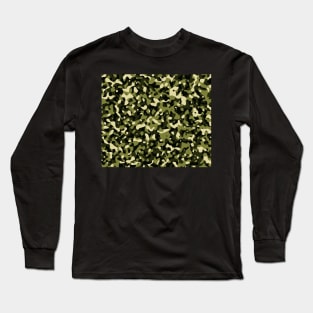 Camouflage  Green Effect Long Sleeve T-Shirt